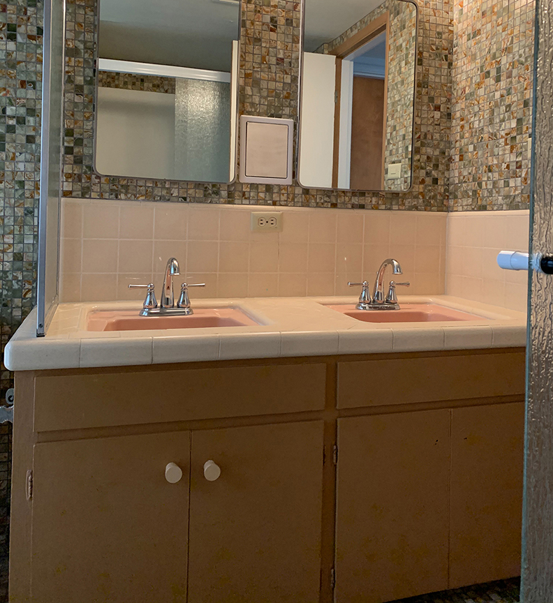 Guest Bathroom Vanity BEFORE